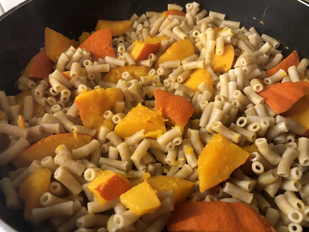 Pâtes au potimarron et au roquefort - Étape 5