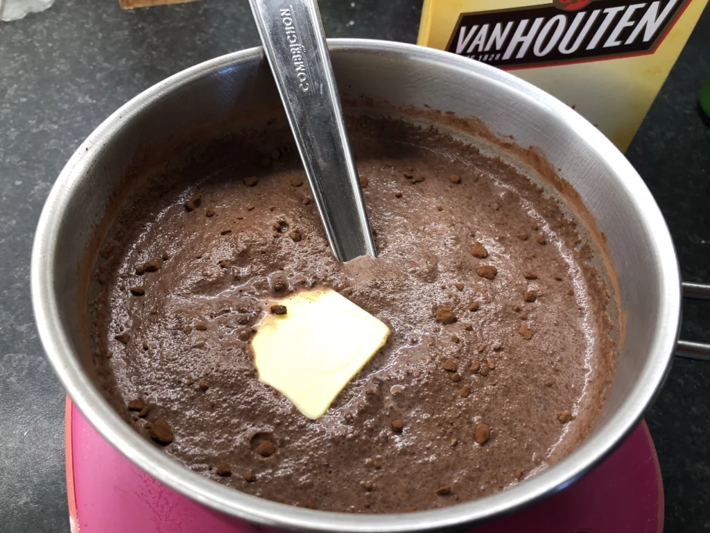Crème au chocolat - Étape 1