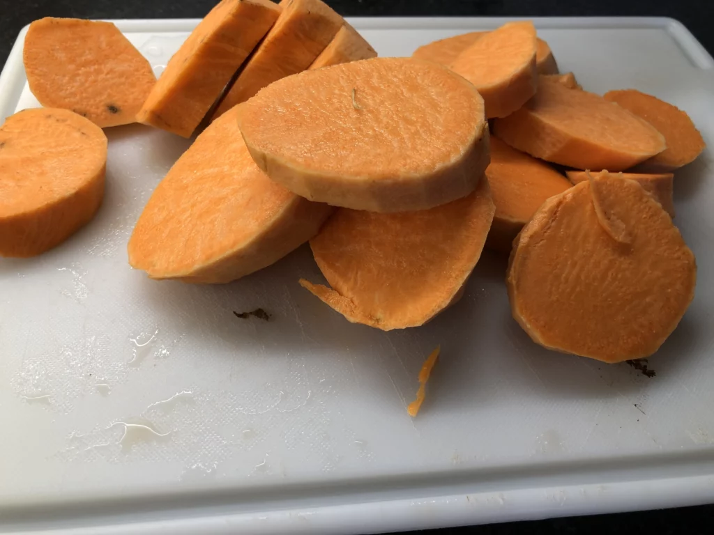 Parmentier de canard aux patates douces - Étape 1