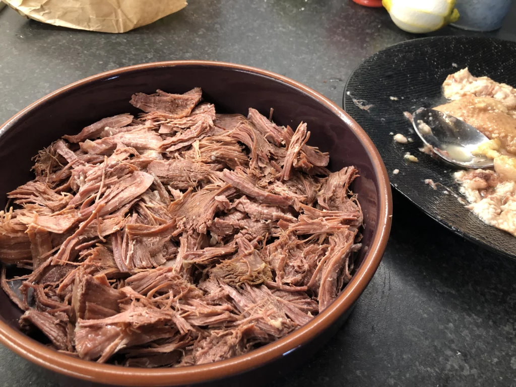 Parmentier de canard aux patates douces - Étape 4