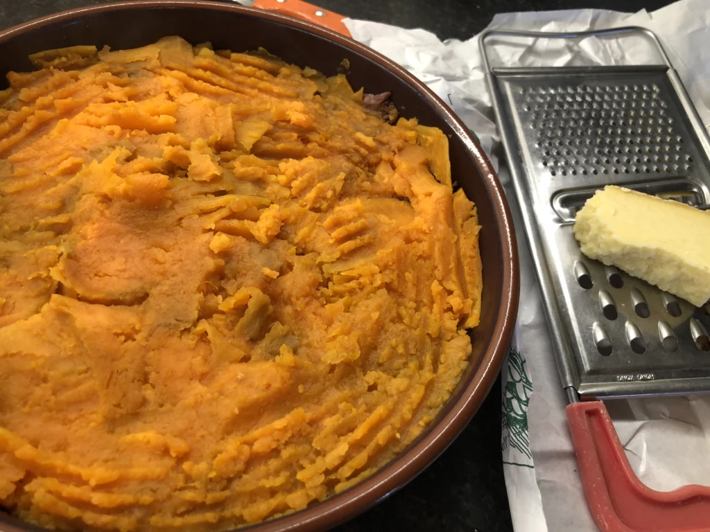 Parmentier de canard aux patates douces - Étape 5