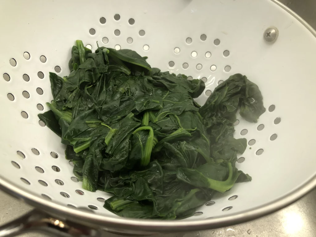 Bûche végétarienne aux épinards et au fromage - Étape 2