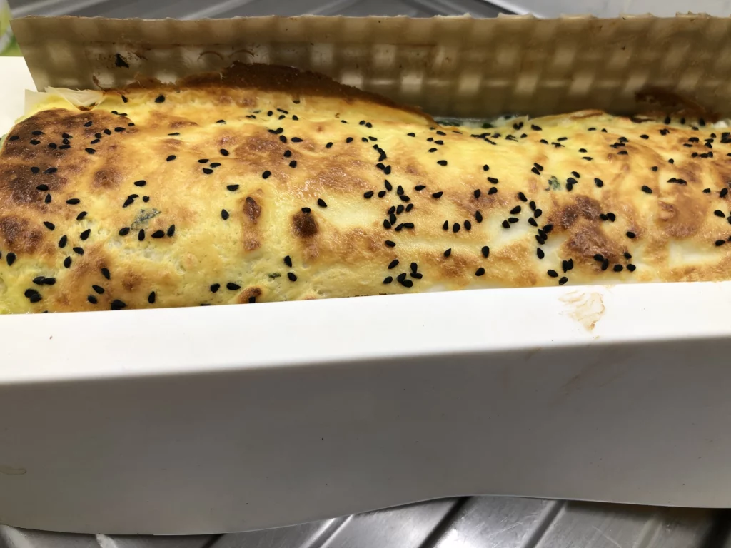 Bûche végétarienne aux épinards et au fromage - Étape 6