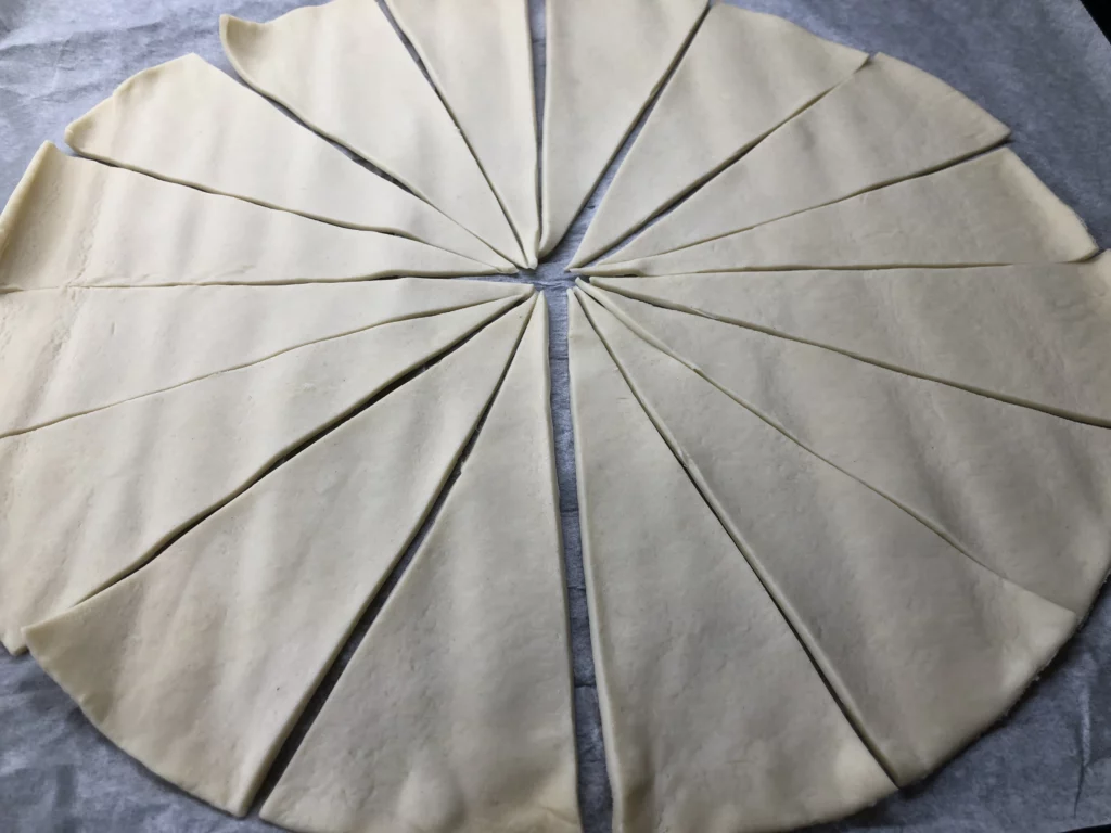 Feuilletés à la truite fumée - Étape 1