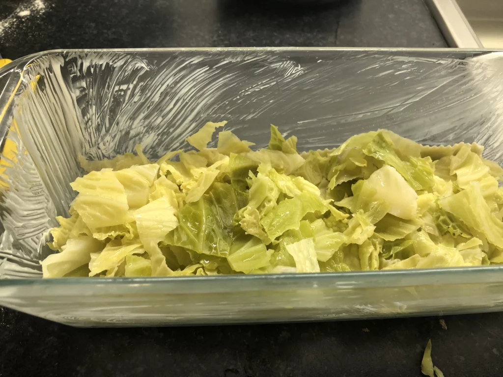 Lasagnes de ravioles au chou et navet - Étape 4