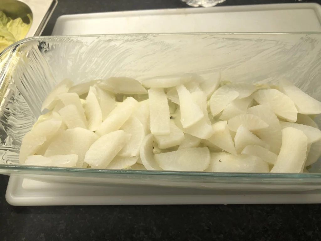 Lasagnes de ravioles au chou et navet - Étape 6