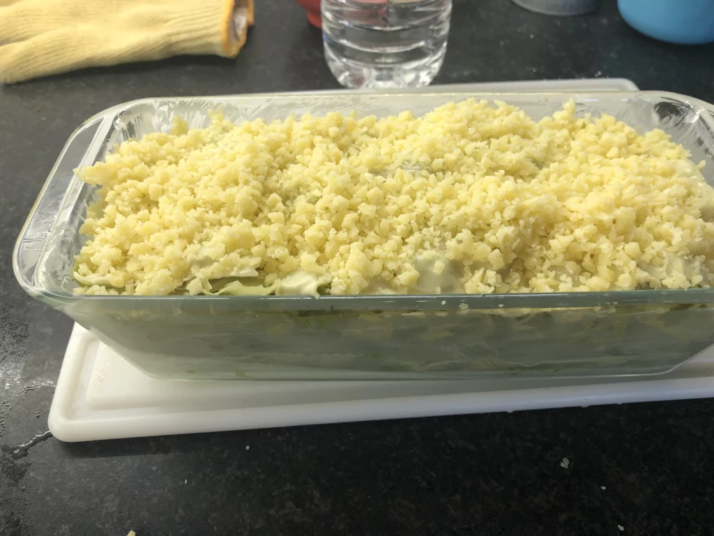 Lasagnes de ravioles au chou et navet - Étape 9