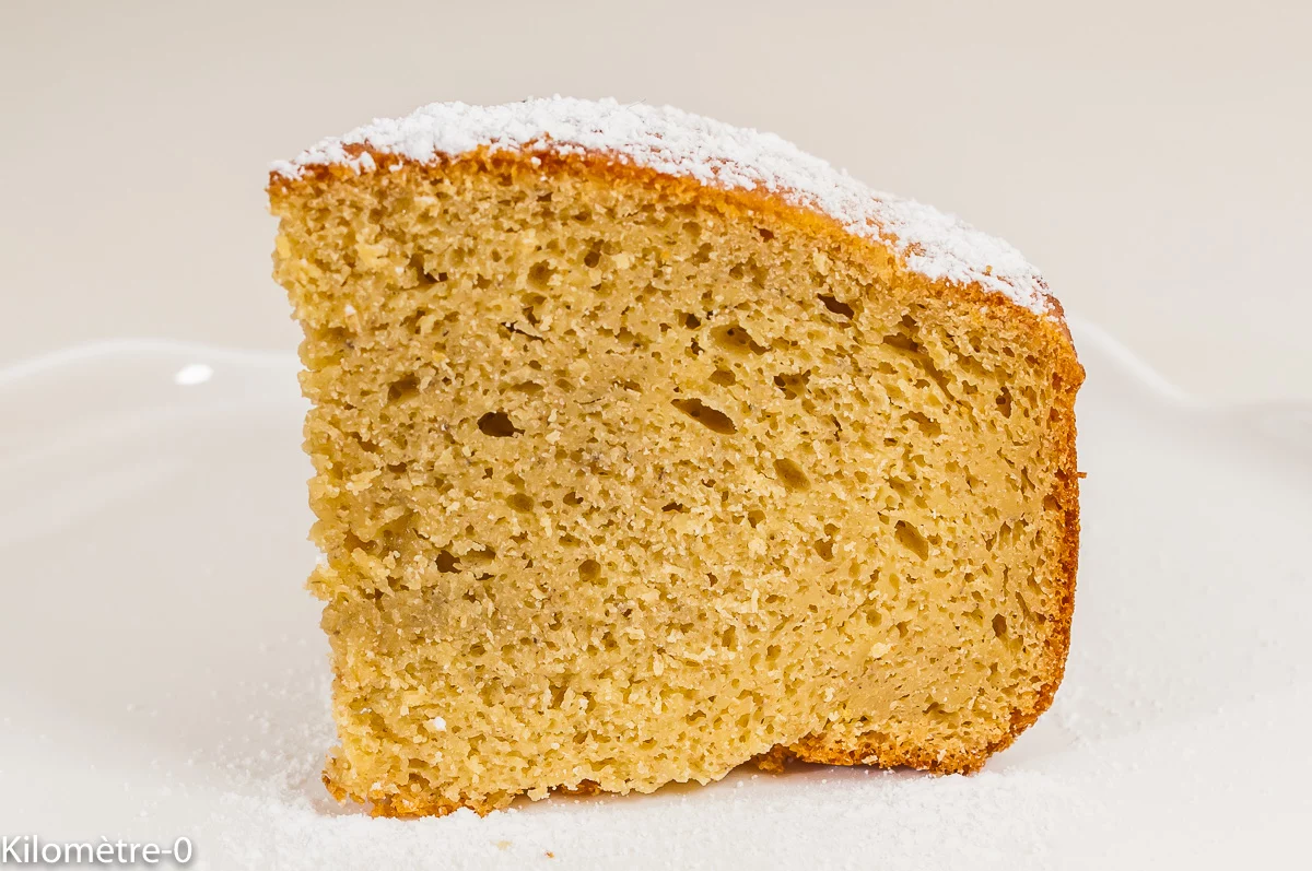 Photo de recette de gâteau au lait concentré facile de Kilomètre-0, blog de cuisine réalisée à partir de produits de saison et issus de circuits courts