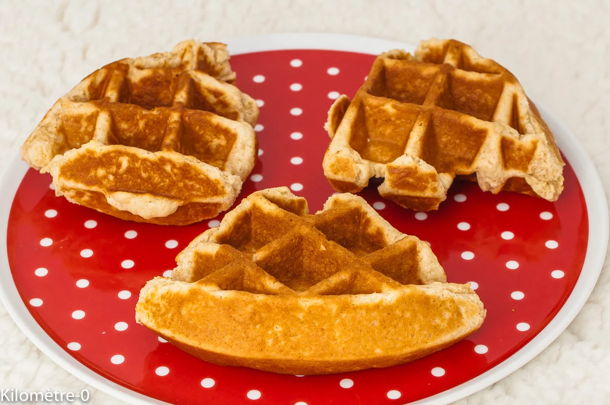 Photo de recette de gaufre liégeoise, Liège, belge, Belgique, gâteau, facile, bio de Kilomètre-0, blog de cuisine réalisée à partir de produits de saison et issus de circuits courts