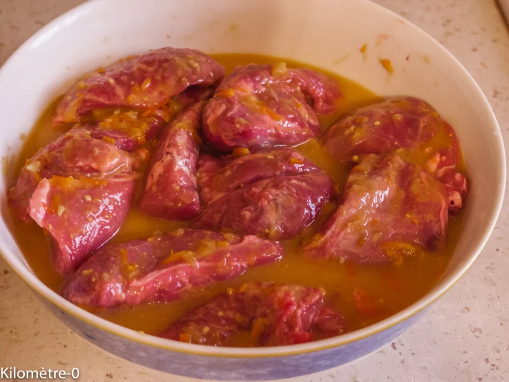 Joues de porc à l&rsquo;orange - Étape 2