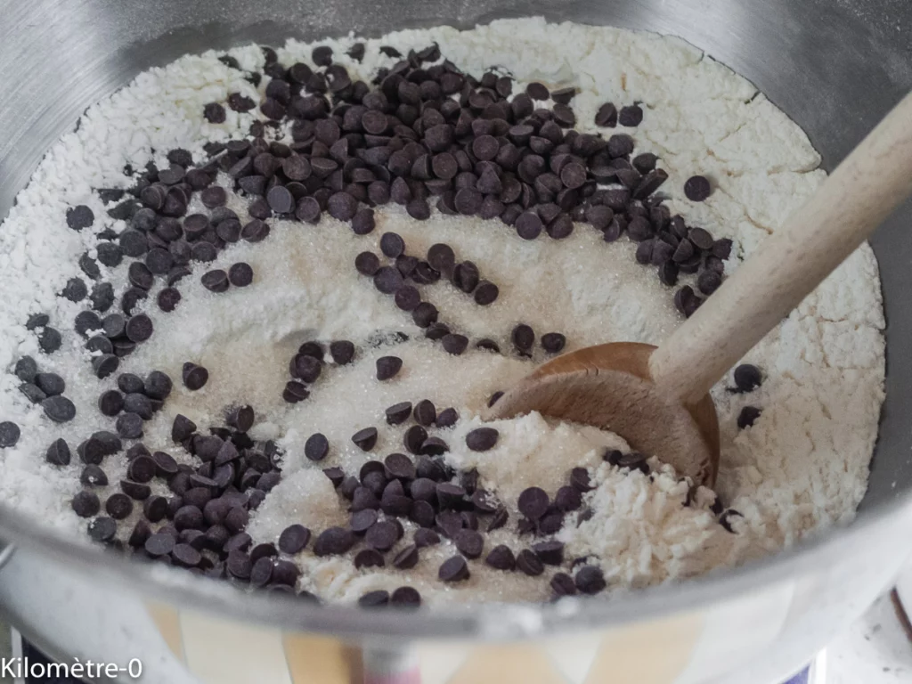 Cookie-tarte fourré aux marrons - Étape 2