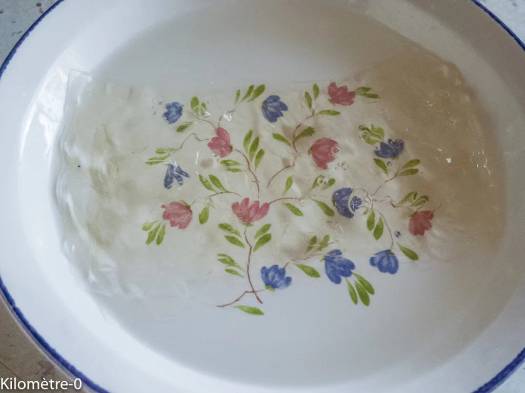 Panna cotta au confit de verveine - Étape 1