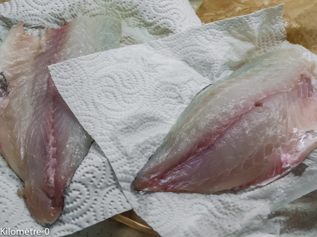 Daurade aux pommes et au cidre - Étape 2