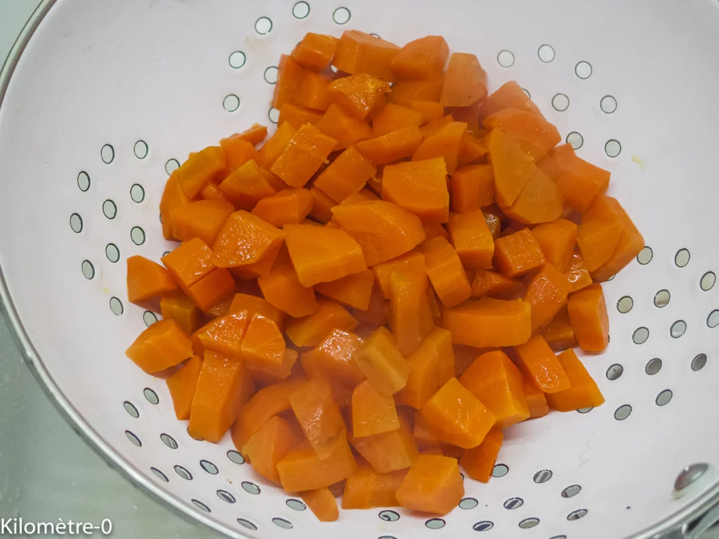 Bar aux carottes et aux épices - Étape 1