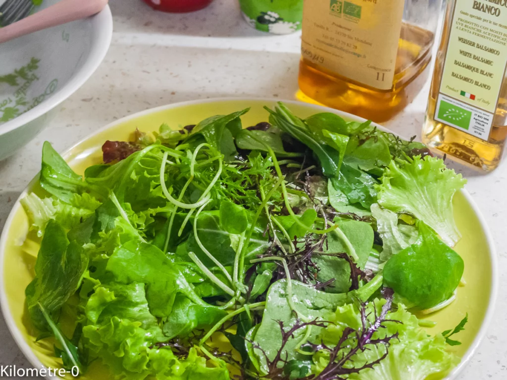 Salade d&rsquo;avocat à la poire et à la grenade - Étape 1