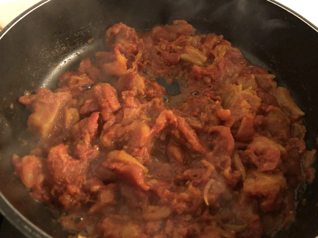 Curry d&rsquo;oeuf (Birmanie) - Étape 5