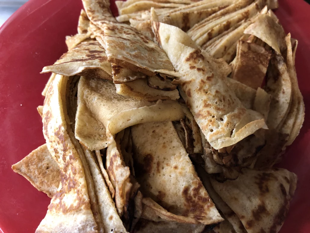 Crêpes au beurre d&rsquo;érable - Étape 4