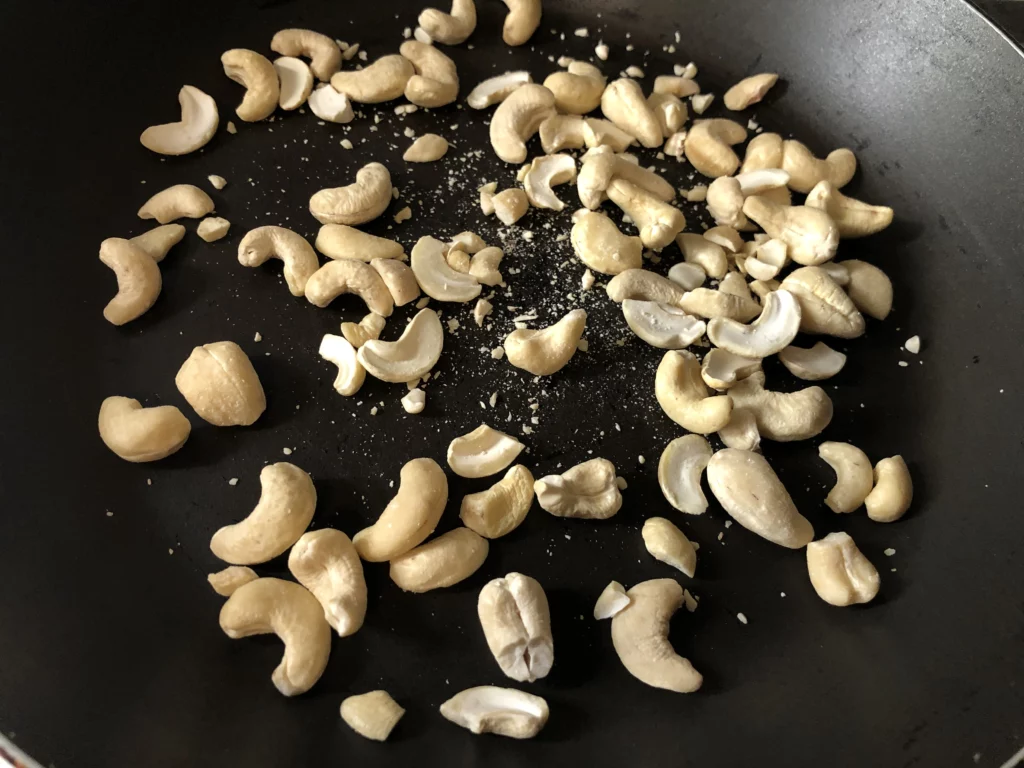 Salade de carottes râpées aux noix de cajou - Étape 3