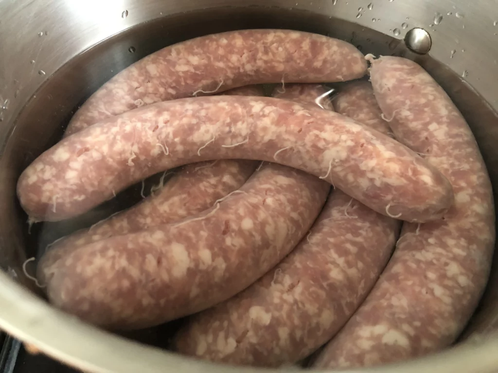Saucisses au chou - Étape 4