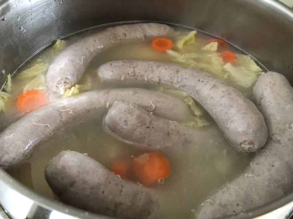 Saucisses au chou - Étape 8