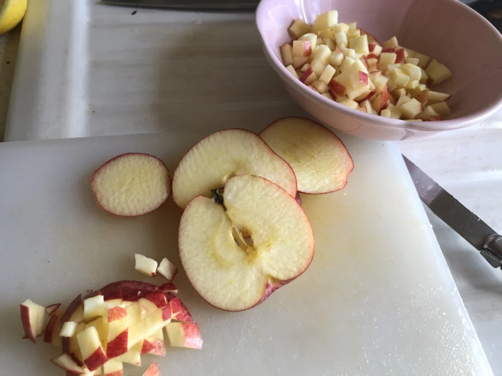 Rillettes de saumon à la pomme et fève tonka - Étape 4