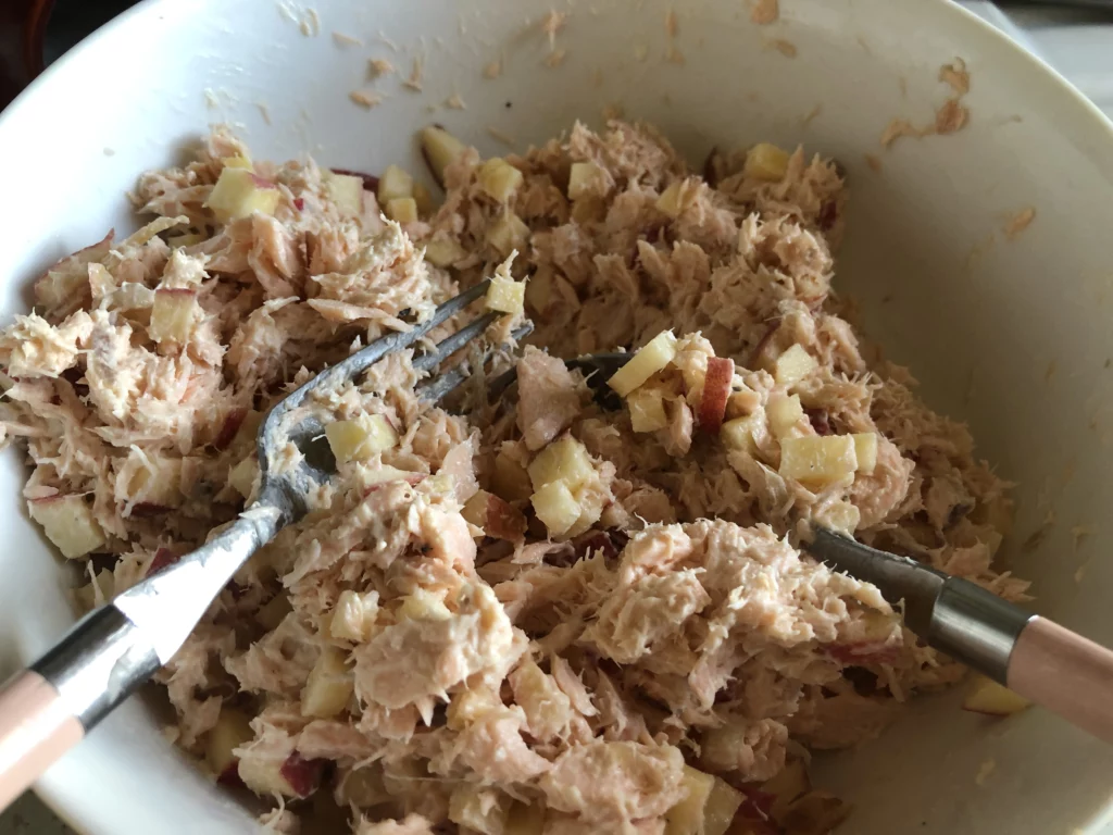 Rillettes de saumon à la pomme et fève tonka - Étape 7