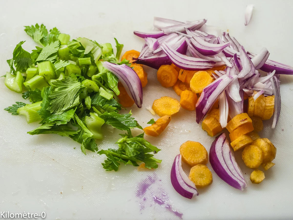 Photo de recette de Kilomètre-0, blog de cuisine réalisée à partir de produits de saison et issus de circuits courts
