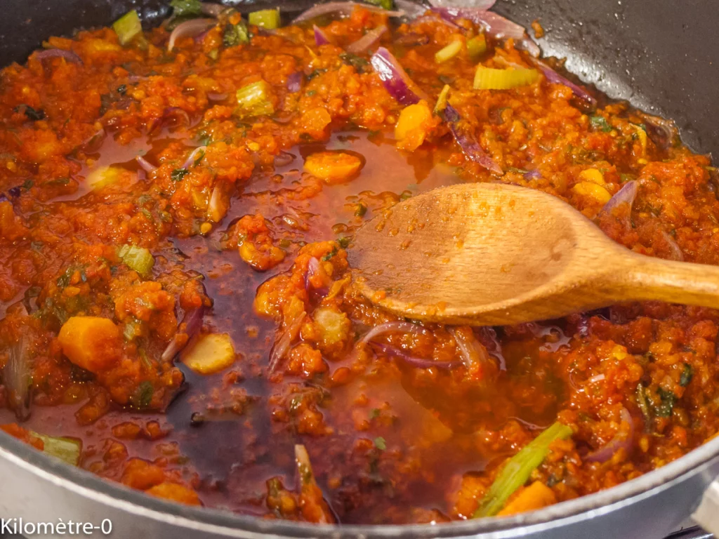Bolognaise végétarienne - Étape 5
