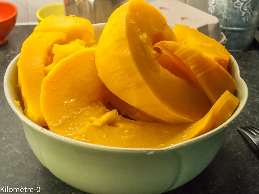 Gaufres salées à la citrouille - Étape 1