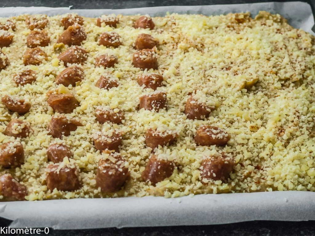 Pizza de citrouille aux saucisses épicées - Étape 7