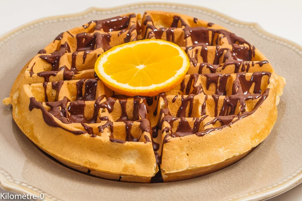 Gaufres à l&rsquo;orange et au chocolat - Étape 8