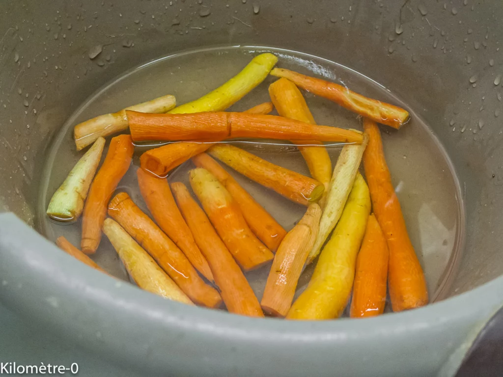 Carottes au four et chou kale - Étape 1