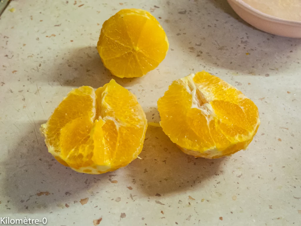 Salade de patates douces aux oranges - Étape 2