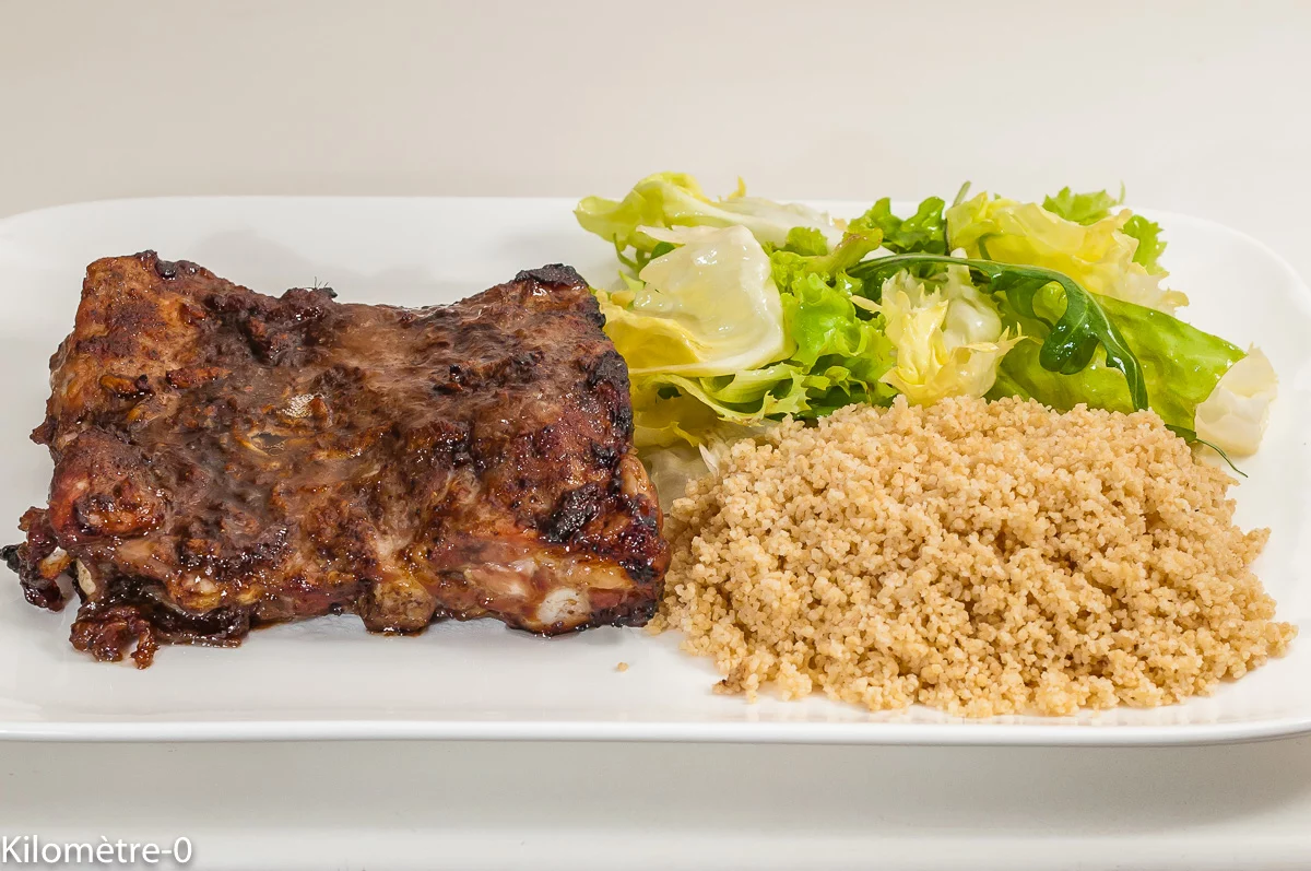Photo de recette de cuisine chinoise, facile, asiatique, poitrine, porc, travers, spare ribs, marinade, soja, épices de Kilomètre-0, blog de cuisine réalisée à partir de produits de saison et issus de circuits courts
