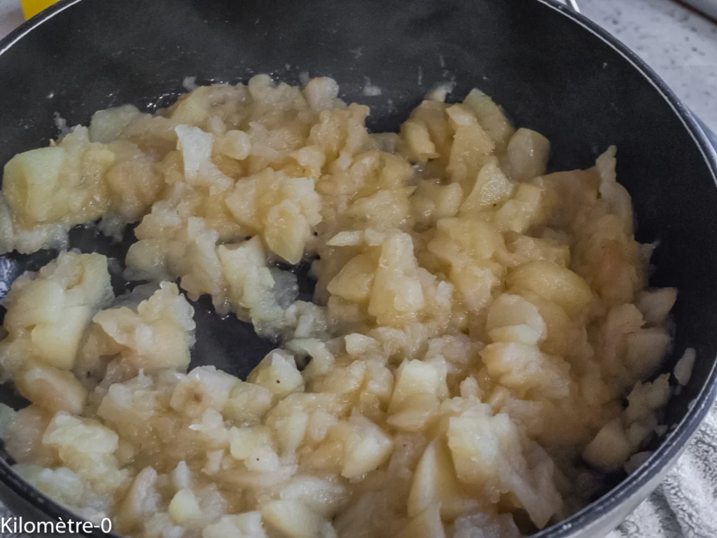 Kaiserschmarrn, crêpe impériale autrichienne - Étape 3