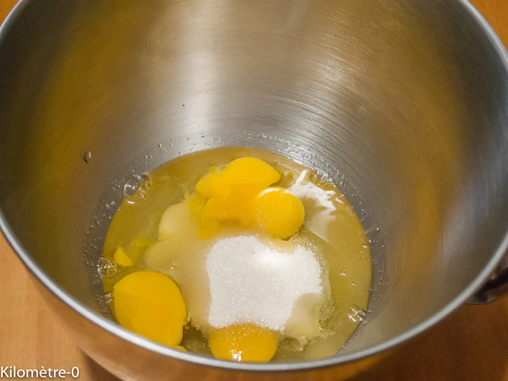 Gâteau à la crème fraîche - Étape 1