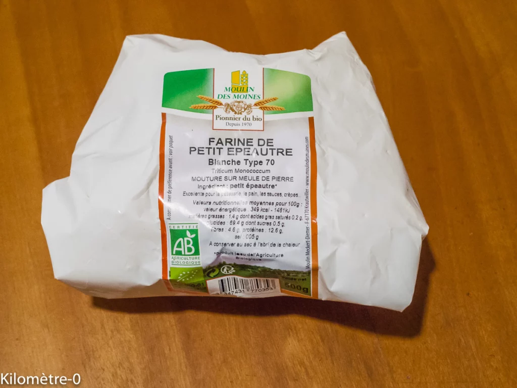 le produit : la farine de petit épeautre. - Gâteaux du bonheur d&rsquo;Hildegarde de Bingen