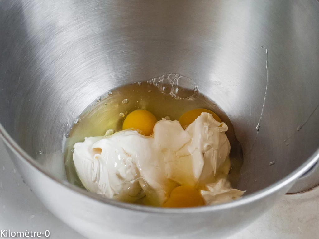 Cake à la saucisse de Morteau et aux pistaches - Étape 5