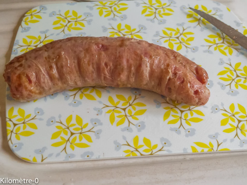 Cake à la saucisse de Morteau et aux pistaches - Étape 2