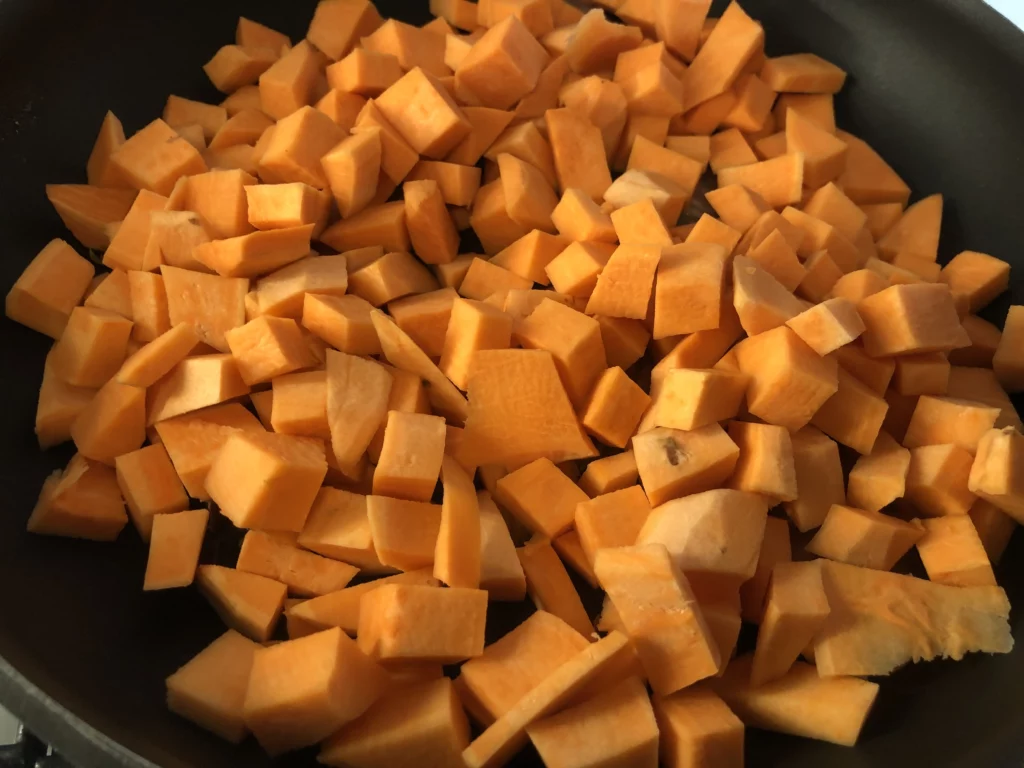 Poêlée de patates douces - Étape 4