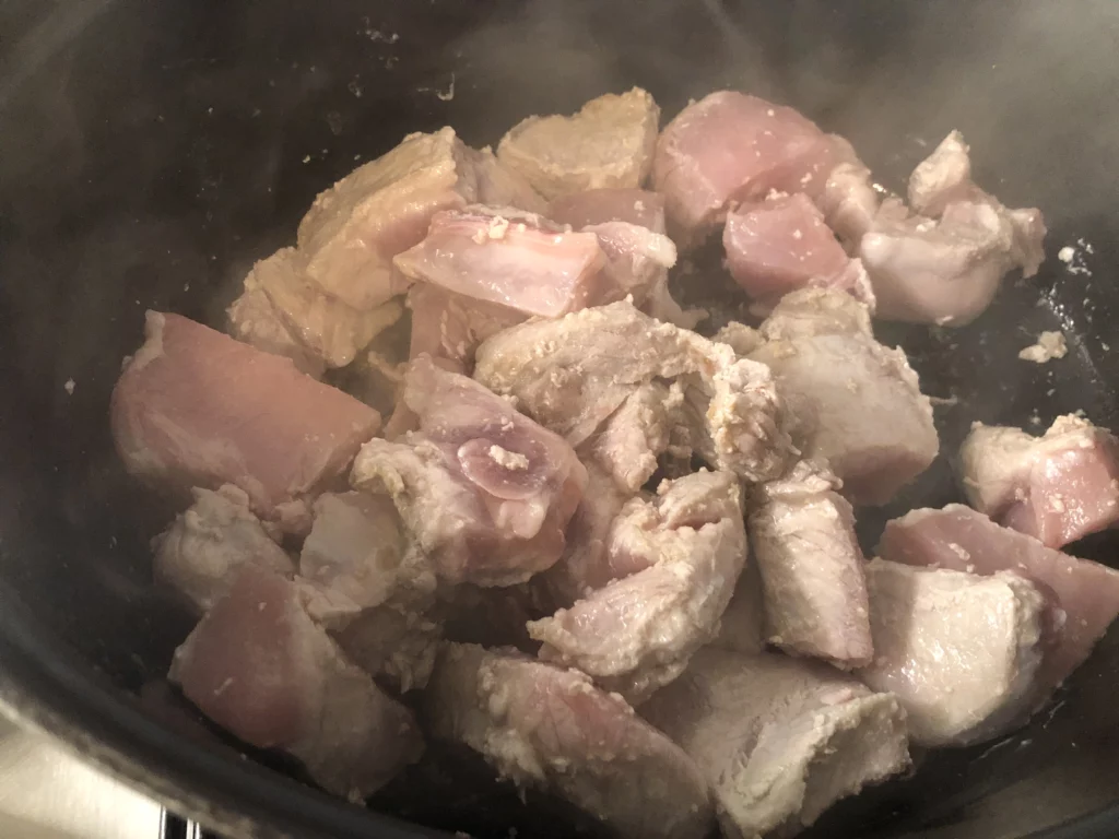 Porc au miel et au gingembre, recette médiévale - Étape 4