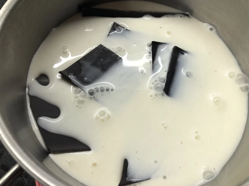 Cake au chocolat sans beurre - Étape 1