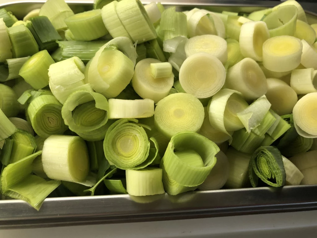 Salade de sarrasin au poireau et patate douce - Étape 1
