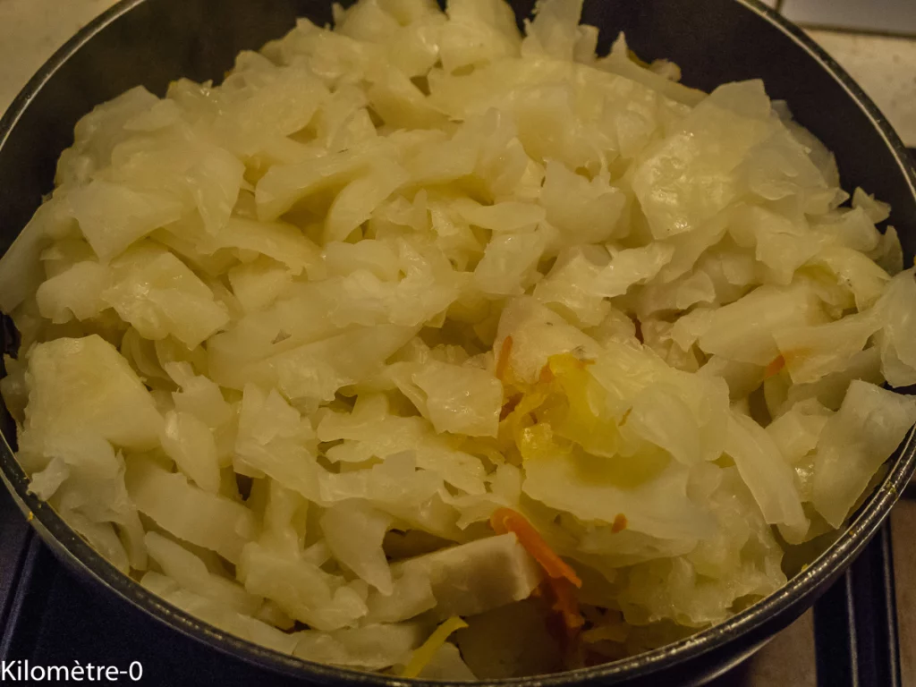 Chou blanc à l’emmental - Étape 6