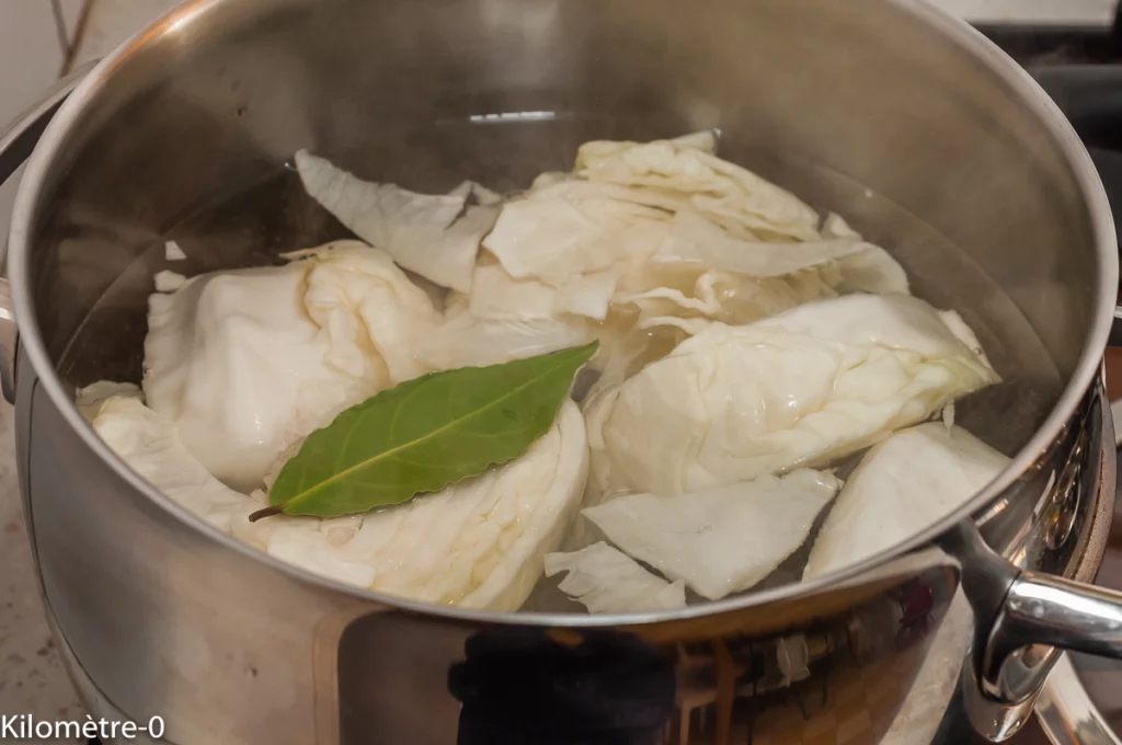 Chou blanc à l’emmental - Étape 2