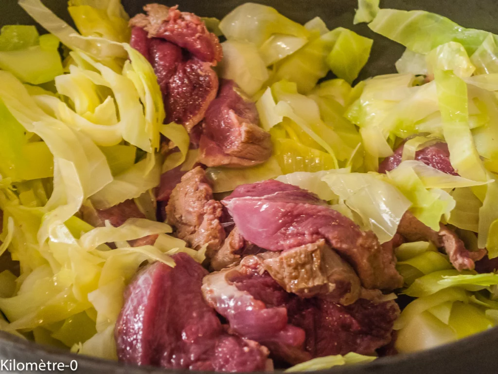 Canard aux navets et au chou - Étape 5