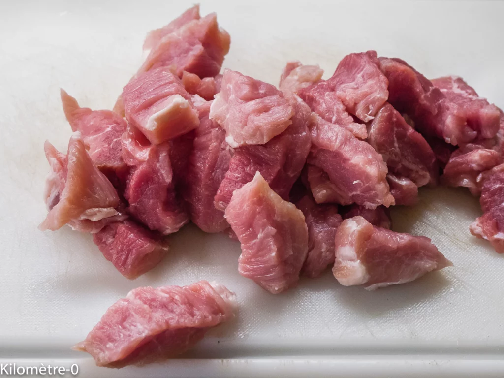 Porc mariné (recette japonaise) - Étape 1