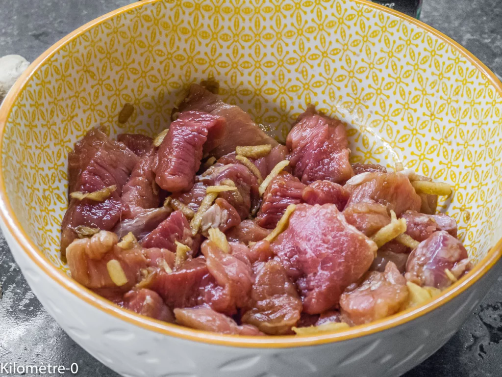 Porc mariné (recette japonaise) - Étape 3