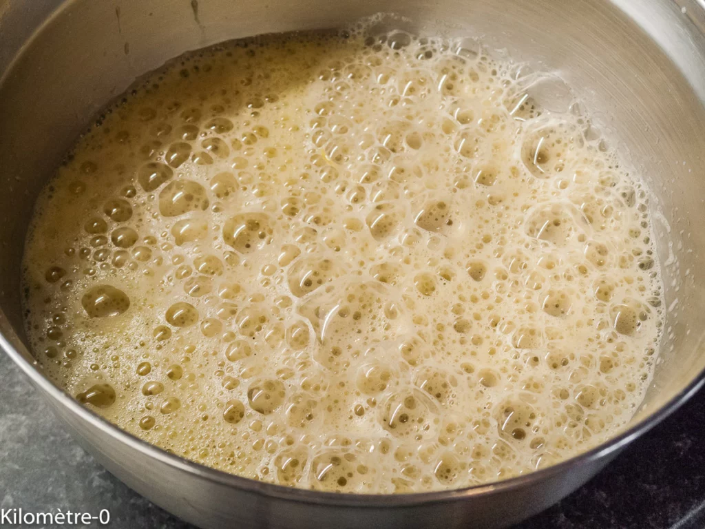 Flan au café et au lait frais entier - Étape 4