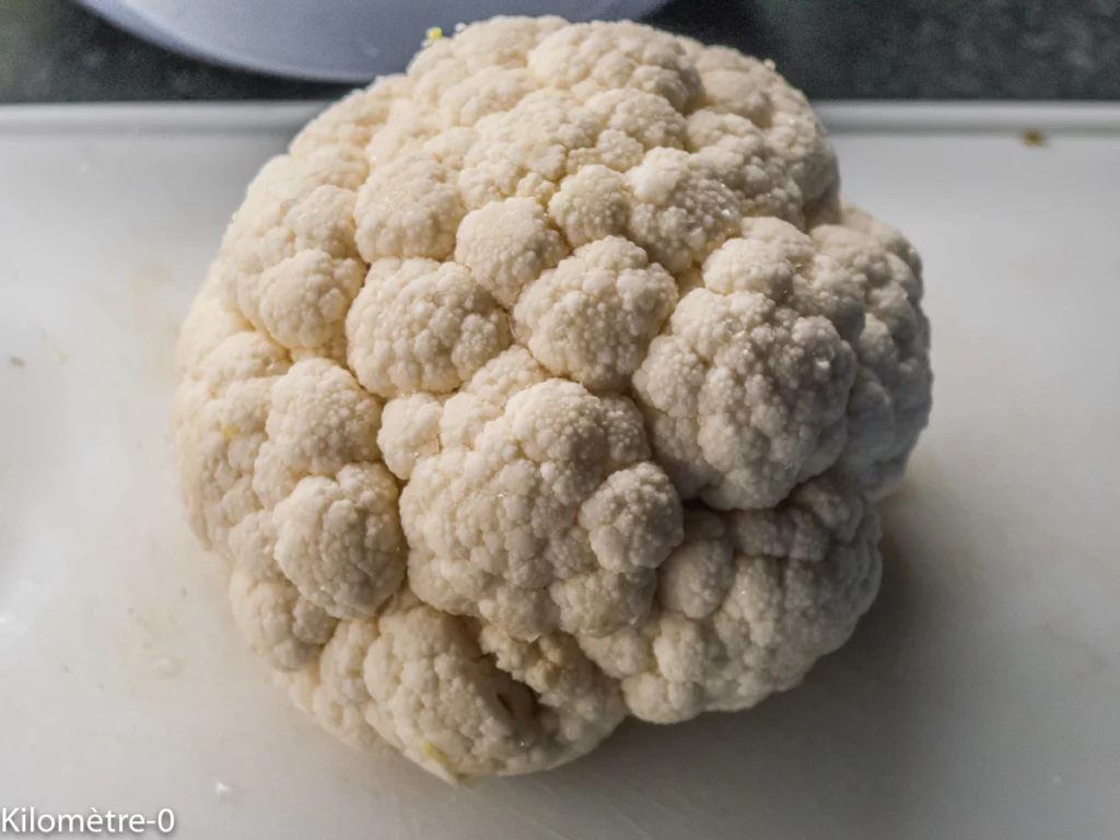 Chou fleur aux épices et graines cuit au four - Étape 1